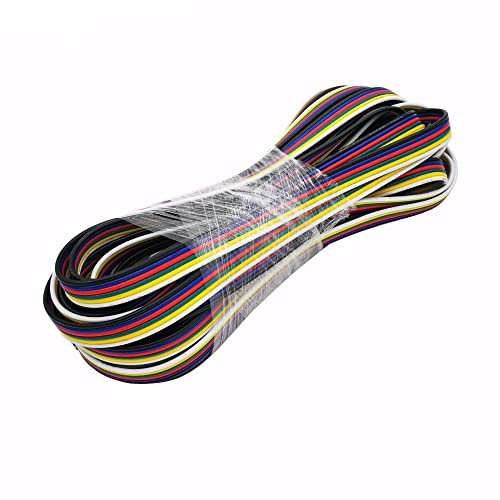 10 m, 22 gauge RGBCCT, striscia di prolunga a LED, 22 AWG, 6 pin, filo elettrico per RGB+CCT RGBWW, nastro di illuminazione, 32,8 m