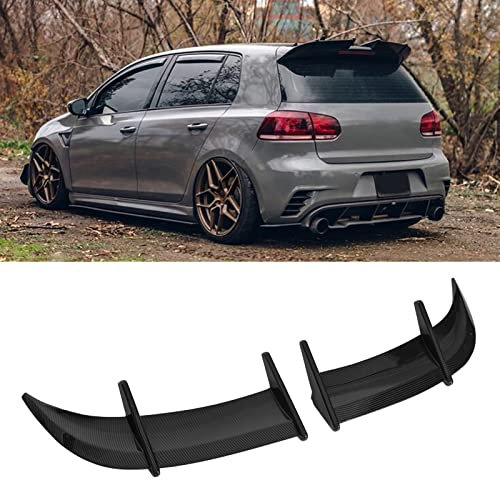 Heckspoiler, AK-Stil, Auto-Heckspoiler, ABS-Druckreduzierung, Heckspoiler-Deckelflügel, Kompatibel mit MK6 GTI/R-Line-Modellen (Kohlefaser-Stil)