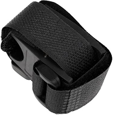 Tiuimk Abrazadera universal para luz de bicicleta, soporte de linterna para manubrio, plástico y nailon, color negro