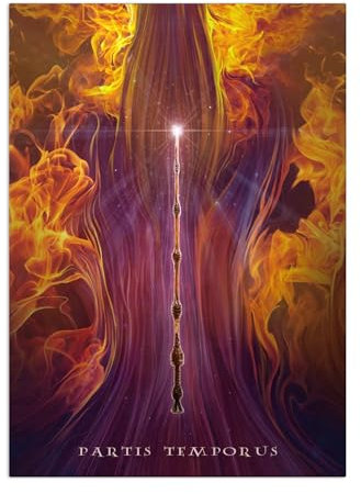 Displate Harry Potter Metallposter - Wizarding World Wands Albus Dumbledore's Wand Poster 45 cm x 32 cm - Geschenke, Deko