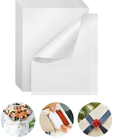 Acid Free Tissue Paper Large for Clothes Storage Gift-Wrapping White MG 18gsm Decorative Sketch and Cutting Paper for Art Craft and Packaging Paper Sheets Bulk – 500mm x 750mm (20 x 30) - 480 Sheets
