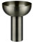 blomus Vase MIYABI | Blumenvase aus hochwertigem Edelstahl | Dekovase Farbe Burned Metal | Größe L | 17L x17B x 21H cm