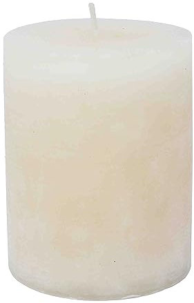 Stumpenkerze durchgefärbt 10 x Ø 8 cm (Champagner)