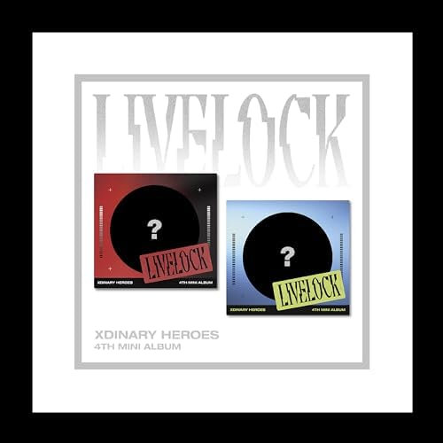 Xdinary Heroes LIvelock 4th Mini Album CD+Photobook+Photocard+Lyric poster on pack+Tracking Sealed XH (Digipack Random Version)