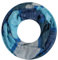 Majea Damen Loop Schal Schlauchschal Halstuch (880027) (blau 8)