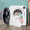 Mini Sèche-Linges 3Kg - Blanc 830w en Acier Inoxydable avec Triple Filtre,5 Programmes,Protection Contre La Surchauffe,Peut être Monté Au Mur,pour Petits Appartements Ou Dortoirs