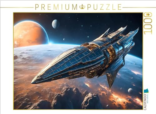 Puzzle · Raumgleiter aus lebendiger organischer Masse | Raumschiffe und Ufos · 1000 Teile · Lege-Größe 64 × 48 cm · CALVENDO Puzzle