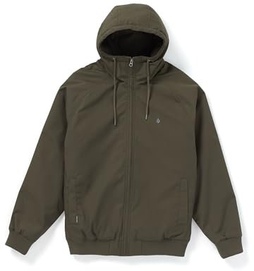 Volcom Hernan 10k Teflon Heavyweight Hooded Jacket-Workwear Winter Coat Veste à Capuche Lourd, Wren, Large Homme