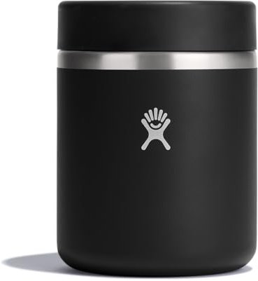Hydro Flask Tarro de comida aislado negro de 28 onzas