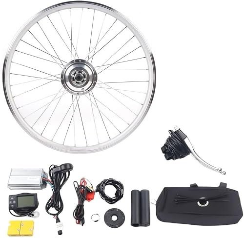NadineDutol Hinterrad Umbausatz E-Bike Brushless Motor Elektro-Fahrrad Satz mit Controller (26'' 36V 250W Hinterrad)