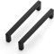 Ravinte 10 Pack Kitchen Door Handles Black Handles for Cupboards 160mm Cupboard Pulls Kitchen Cabinet Pulls Square Bar Wardrobe Hardware Cabinet Door Hardware