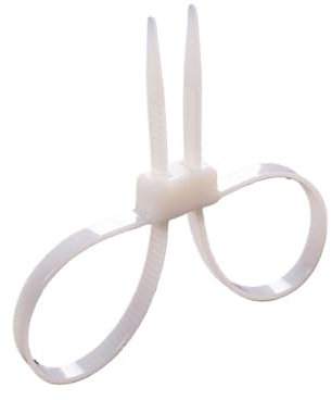 Große Größe, 66 cm, selbstsichernde Kabelbinder aus Kunststoff, Doppel-Flex-Manschette, Handschellen, Reißverschluss-Kabelbinder, Nylon-Kabelbinder(-WT)