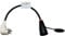 Adapter-Kabel Starkstrom Leitung Perilex Winkelstecker 16A auf Schuko-Kupplung von PCE H07RN-F 3G2,5 mm² Gummischlauchleitung Camping 0,5m Made in Germany schwarz