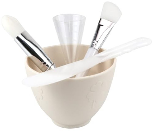 LNQ LUNIQI Gesichtsmaske Rührschüssel Set DIY Mischwerkzeug aus Silikon Gesichtsmasken Set mit Pinsel, Rührschüsseln Spatel Messbecher Löffel Tools Kit
