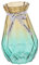 Cabilock Elegante Blumenvase Aus Glas Mit Farbverlauf Für Hydrokultur-Arrangements Heimdekoration Modernes Design Großes Format