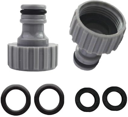 2 Stück 1,9 cm Schlauchanschluss Adapter Innengewinde für Gartenschlauch Bewässerungssystem Wasserhahn Adapter