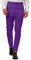 Pantaloni da uomo, piatti sul davanti, slim fit, casual, per lavoro, ufficio, elegante, da lavoro, con cerniera, elasticizzati, gamba dritta, con tasche, per feste e matrimoni, Viola, M