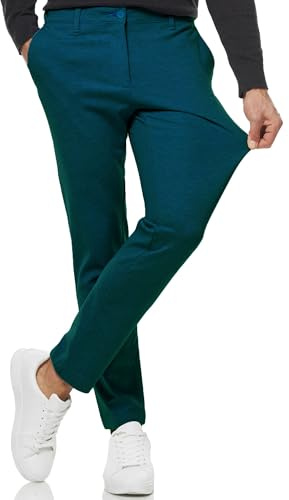 Indicode Herren Rodekro Performance Pants Chinohose Stoffhose mit Stretch | Bequeme Chinohose mit Super Stretch, Sommerhose, Herrenhose, Stoffhose, Businesshose, Funktionshose für Männer