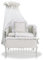 Generisch Babyhafen Beistellbett 3-in-1 – Babybett, Stubenbett & Reisebett | Komplettset mit Matratze & Baldachin | Royal | Höhenverstellbar & Atmungsaktiv (Grau)