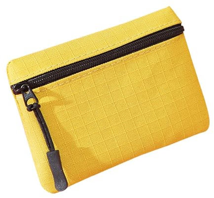 Petit Sac de Rangement | Pochette Compacte pour Pièces de Monnaie et Clés | Porte-Monnaie | Étui de Voyage Souple avec Poche Zippée pour Homme et Femme