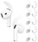 [5 Pairs] Ear Hooks Covers for AirPods 4 Sport Anti Slip Ear Tips Cover Anti Scratche Soft Silicone Eartip AirPods 4 Gen Earbuds Accessories Compatible with Apple AirPods 4th Generation (White)