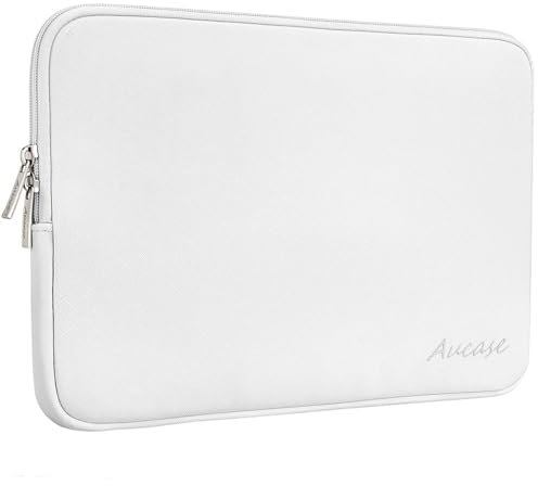 Aucase Housse de protection en cuir pour ordinateur portable 13, 13,3, 14, résistante à l'eau, sac de protection bouffant pour MacBook Pro 14 MacBook Air 13/HP/Lenovo/Acer/ASUS/DELL Chromebook
