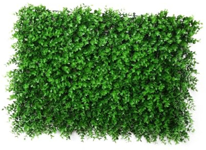 HOLIDYOYO Realistische Gartendekoration mit Grünen Plastikpflanzen aus Ldpe Sichere und Umweltfreundliche Hintergrundwanddekoration für Wohnzimmer und Garten