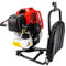 2 Takt RüCkentragbare Rasentrimmer Motorsense Garten Freischneider Trimmer Benzin Set Motorsensemultitool Rucksack Hochentaster Heckenschere Multitool Asts Ge Ketten SäGe Professionelle Trageschlaufe