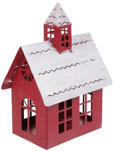 Cabilock Weihnachtseisen Tischplatte Weihnachts Iglu Ornamente Girlanden Weihnachten Weihnachtskerze Laterne Weihnachtsveranda Schild Verzinktes Weihnachtsdorf Gebäude