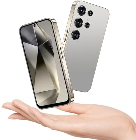 MTGud 4G mini smartphone for kids 4-inch Incell HD Screen, 2600 mAh Big Battery, Dual SIM Dual Camera 5+8MP, Face Unlock 4G no contract phone (X24mini-Grey)