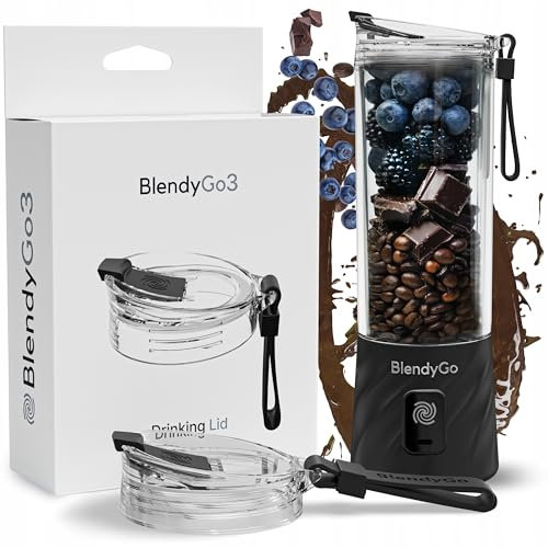 Mundstück-Deckel BlendyGo 3 für Smoothie Blender BlendyGo 3, Trinkverschluss für Mixbehälter für Cocktails und Shakes, Ersatzteil für tragbare Sportmixer, Zubehör für Smoothie Maker