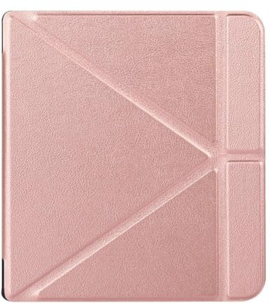 E-Book Étui en cuir pour Kobo Libra H2o 7 pouces Étui fin pratique pour dormir debout