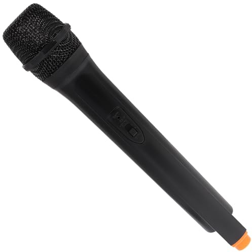 Alipis Kids Wireless Microphone Toy Plastic Pretend Mic for Stage Performance Costume Party Favors Compact 10.4 Inch Simulated Prop Microphone