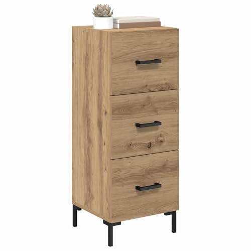 vidaXL Sideboard Artisan-Eiche 34,5 x 34 x 90 cm Holzwerkstoff