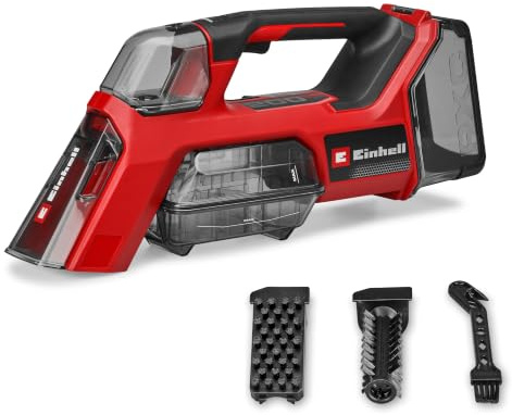 Einhell Akku-Waschsauger TE-SCL 18/200 Li-Solo | PXC | 18 V | 3-in-1-Funktion | 200 ml Frischwassertank | für Teppiche, Polster & Auto | 2x Bürste | ohne Akku