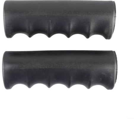 Couvre-poignée en caoutchouc pour brouette conçu pour s'adapter en toute sécurité sur les tubes ronds et maintenir la performance en extérieur (118 x 30 mm)