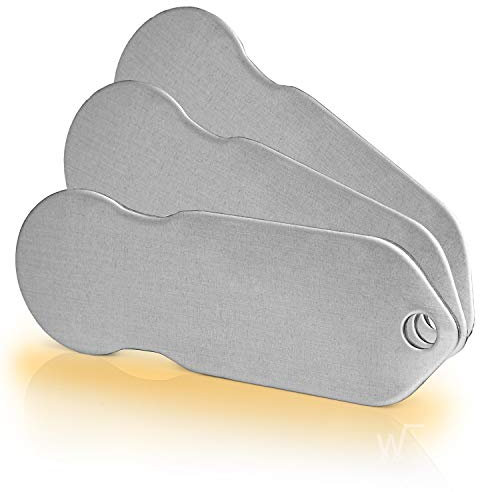 Einkaufswagenlöser Code24 Blanko / Schlüsselanhänger Einkaufschip mit Schlüsselfundservice / Abziehbarer Einkaufswagenchip Metall, Chip Einkaufswagen, Key Finder / 3 Stück