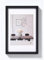 walther design Cadre Photo Noir 10,5 x 15 cm avec Passe-Partout, Cadre en Plastique Style Acier ES015B