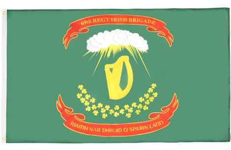 AZ FLAG Flagge Irish Brigade von Vereinigtes Königreich 150x90 cm 2 Ösen
