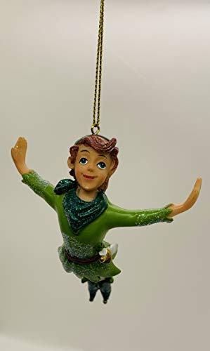 Gisela Graham Resin Peter Pan Flying Figurine 11 Centimeter Festive Decoration