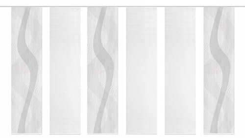 VISION S 6er-Set Schiebegardinen VALESI
