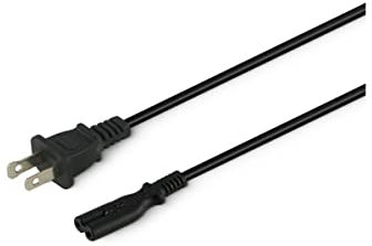 JOIN Cavo Alimentazione elettrica con Spina Americana USA e Presa IEC320 C7, 2mt, Nero