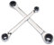 TOOLSTAR Llave de trinquete de anillo, llave de trinquete reversible 4 en 1, herramienta de llave combinada multiusos (paquete de 1, 4 x 5-6 x 8 mm)