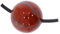 Jaspis rot Kugel Schmuck Anhänger inkl. Lederband 20mm gebohrt