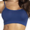 Gatta Sport Basic Top, Sport-BH mit dünnen Trägern, schön, weich, bequem, Fitness, Keine Seitennähte, körpernah (Jeans Blau, M)