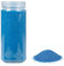 HEKU Hochwertiger blauer Dekosand (ca. 750g) I Feine Körnung (0,1-0,5mm) I Wiederverschließbare Dose I Vielseitig für Deko und Bastelarbeiten, Blau