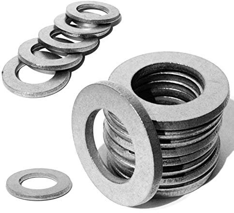 Rondelle a forma A (standard) M20 DIN 125, rondelle A2 V2A in acciaio inox M20, 10 pezzi