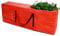 RICHIE Christmas Tree Storage Bag for up to 7.5ft Christmas tree, Xmas Tree Storage Box for easy storage of Christmas tree with durable reinforced carry handle(120x25x45cm, Red)