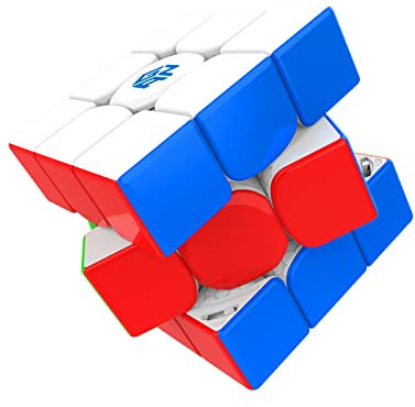 GAN Mini M Pro, 3x3 Stickerless Magnetic Cube 356 Speed Puzzle Cube 353 For One Hand or Small Hand