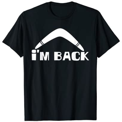Wurfsport Boomerang Witz Spruch Bumerange Bumerang T-Shirt